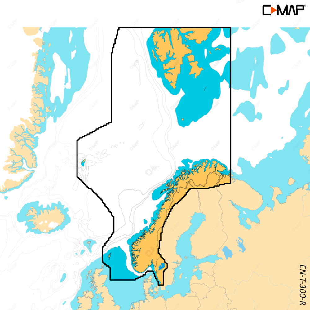 C-Map X Norge-Nord sjøen og Skagerrak